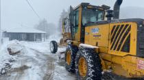 Bursa 17 ilçede karla mücadele başladı