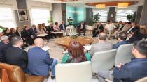 CHP Bursa Nilüfer ilçe yönetiminden Başkan Özdemir’e destek ziyareti
