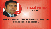 Yıldırım Mesleki Teknik Anadolu Lisesi ve dikkat çeken başarısı...