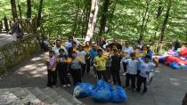 GENÇLERDEN 'KÜREKLİDERE'DE TEMİZLİK HAREKÂTI