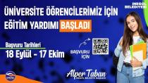 İnegöl Belediyesi’nin üniversite öğrencilerine eğitim yardımı başvuruları başladı
