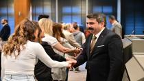 BAŞKAN OKTAY YILMAZ, BELEDİYE PERSONELİYLE BAYRAMLAŞTI